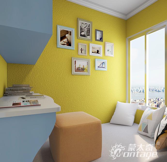 42㎡小一室，硅藻泥全房效果圖