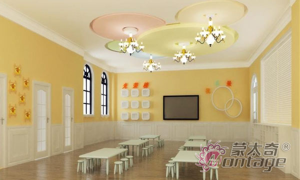 環保壁材硅藻泥構建幼兒園壁畫